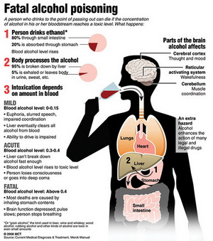 Fatal Steps In Alcohol Poisoning