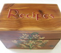 Hand Painted Recipe Box Hand Painted Recipe Box