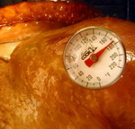 Turkey With Thermometer