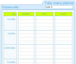 Weekly Menu Organizer