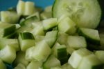 Diced Cucumber