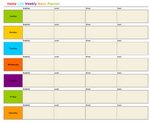 Weekly Menu Planner